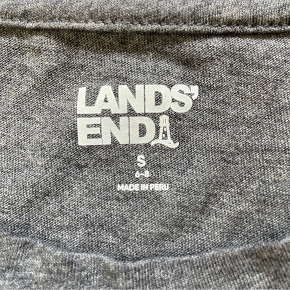 Lands End Basic T-Shirt - Picture 3 of 5